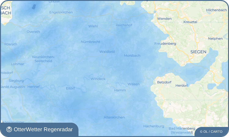 OtterWetter Regenradar-Widget Kohlberg
