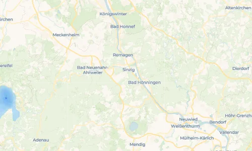 Regenradar-Vorschau: aktuelle Niederschläge in Koisdorf und Umgebung