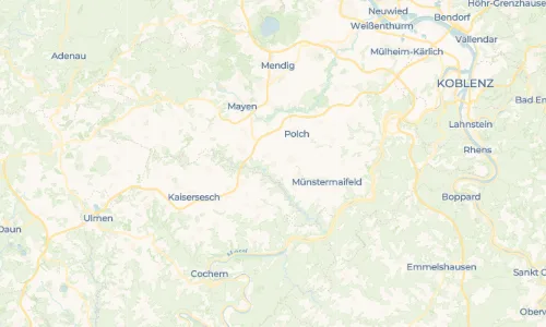 Regenradar Vorschaubild - Aktuelle Niederschläge in Kollig und Umgebung