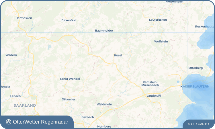 OtterWetter Regenradar-Widget Konken