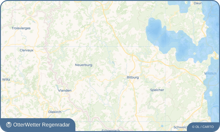 OtterWetter Regenradar-Widget Koosbüsch