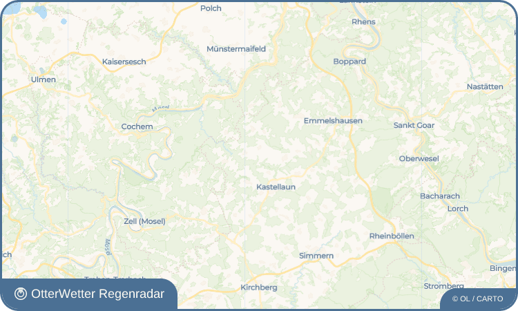 OtterWetter Regenradar-Widget Korweiler
