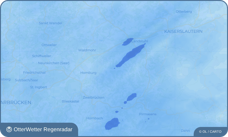 OtterWetter Regenradar-Widget Krähenberg