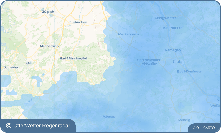 OtterWetter Regenradar-Widget Krälingen