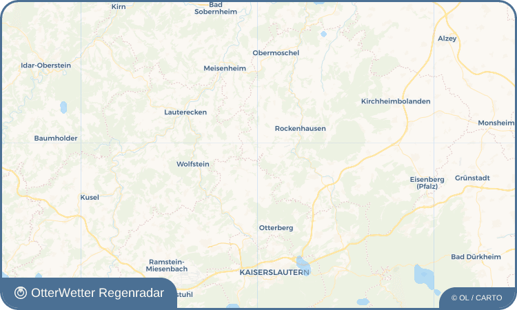 OtterWetter Regenradar-Widget Kreuzhof