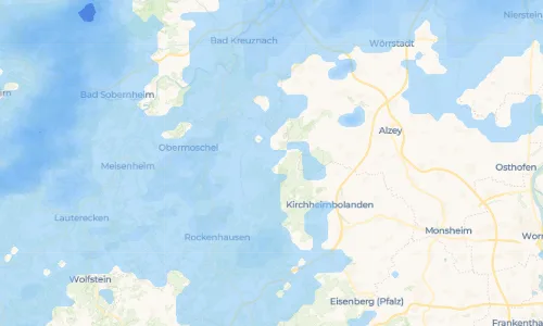 Regenradar Vorschaubild - Aktuelle Niederschläge in Kriegsfeld und Umgebung