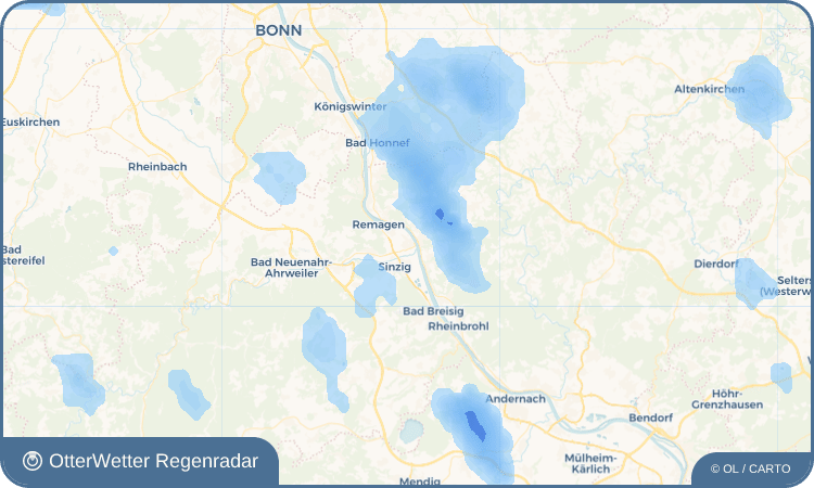 OtterWetter Regenradar-Widget Kripp