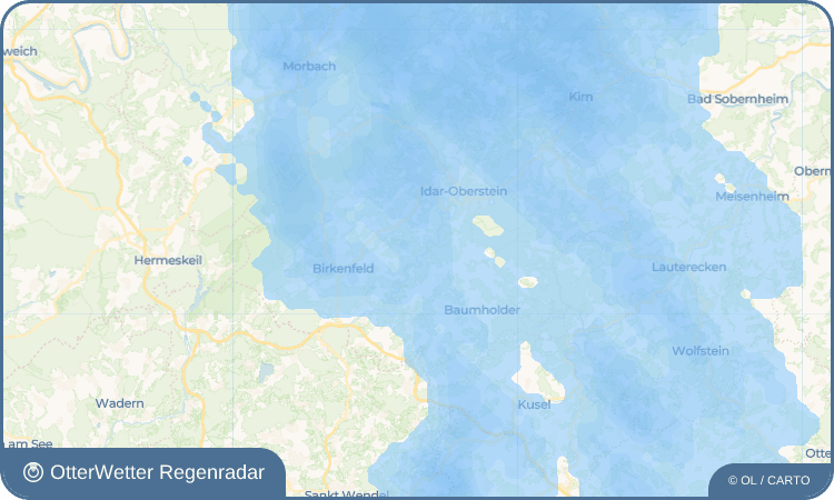 OtterWetter Regenradar-Widget Kronweiler
