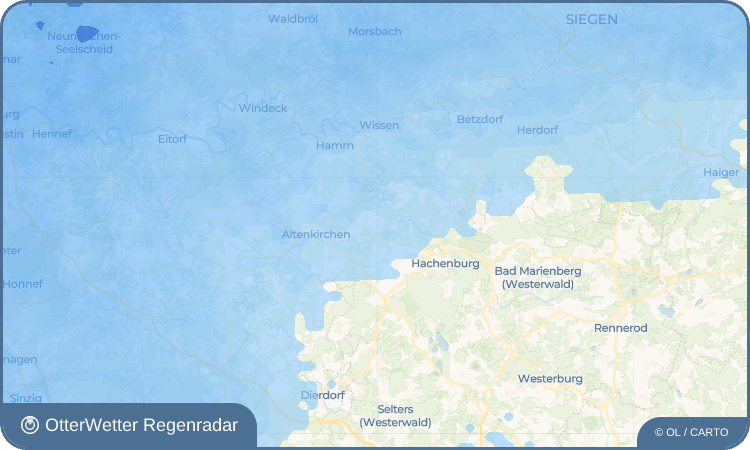 OtterWetter Regenradar-Widget Kroppach