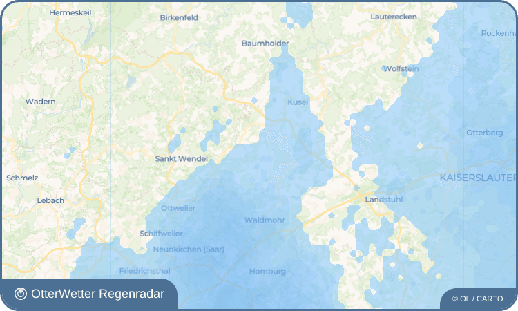 OtterWetter Regenradar-Widget Krottelbach