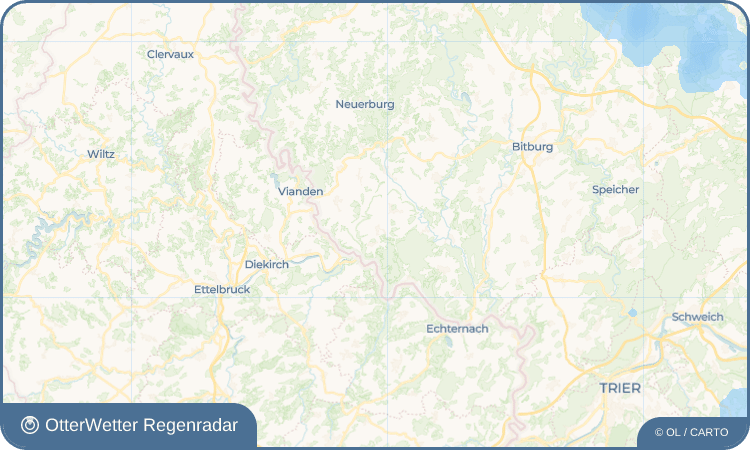 Widget-Vorschau für Kruchten Wetter-Widget-Vorschau mit Vorhersagedaten für Kruchten
