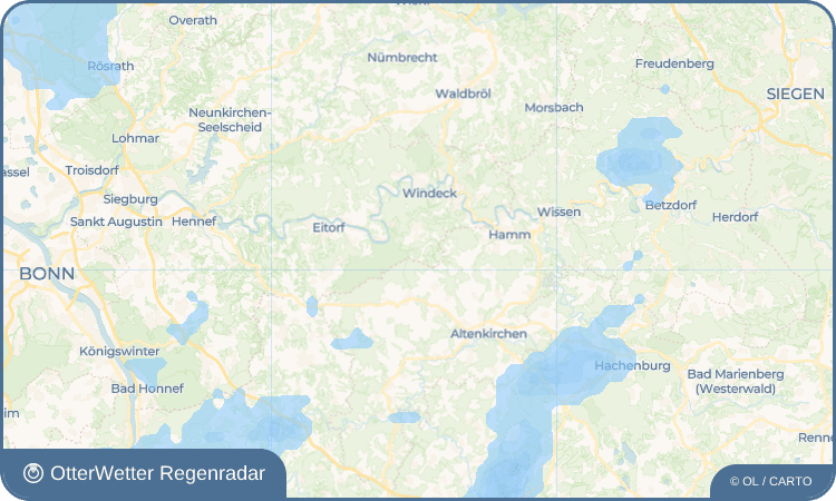 OtterWetter Regenradar-Widget Kuchhausen