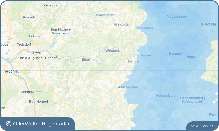 Widget-Vorschau für Kuchhausen Wetter-Widget-Vorschau mit Vorhersagedaten für Kuchhausen