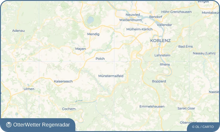 Wetter-Widget-Vorschau mit Vorhersagedaten für Küttig