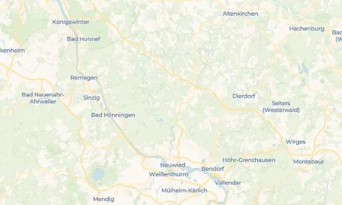 Regenradar Vorschaubild - Aktuelle Niederschläge in Kurtscheid und Umgebung
