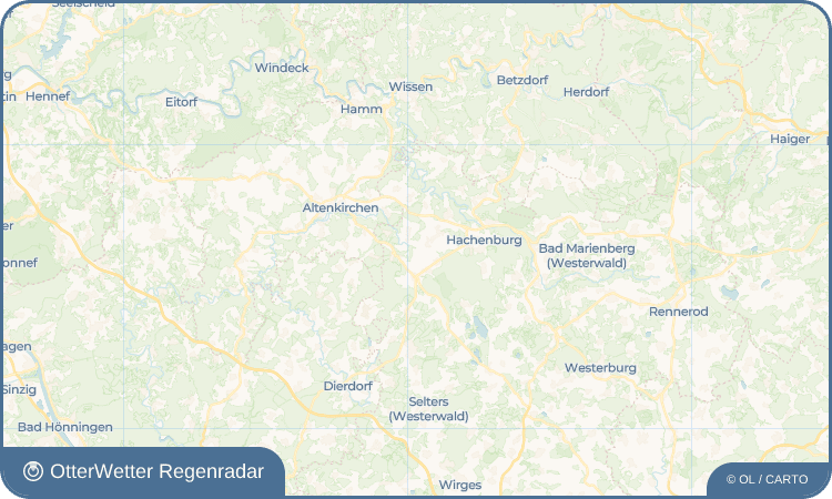 OtterWetter Regenradar-Widget Laad