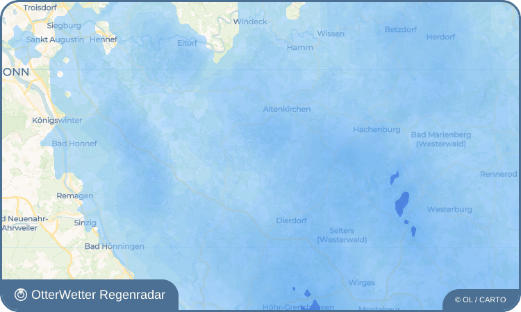 OtterWetter Regenradar-Widget Lahrbach