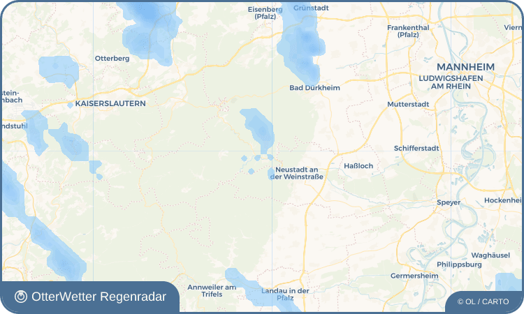 OtterWetter Regenradar-Widget Lambrecht