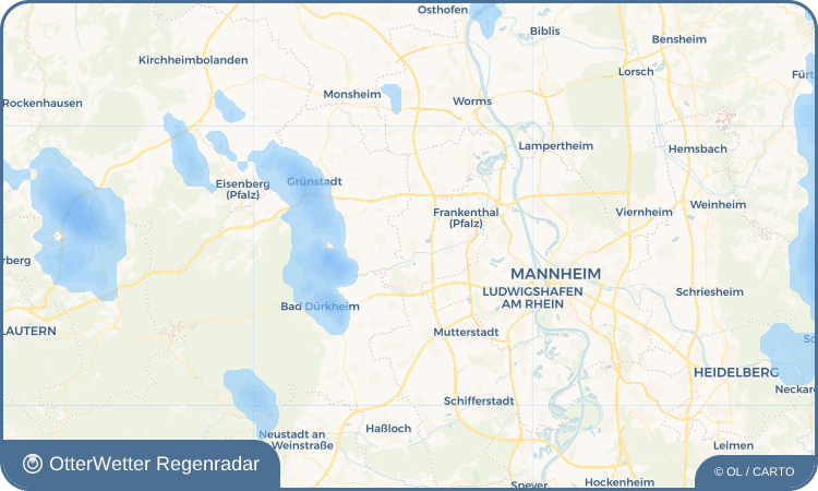 OtterWetter Regenradar-Widget Lambsheim