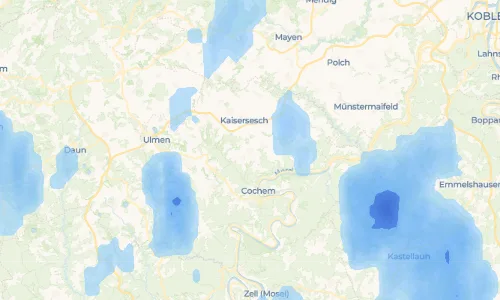 Regenradar Vorschaubild - Aktuelle Niederschläge in Landkern und Umgebung