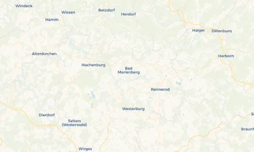 Regenradar Vorschaubild - Aktuelle Niederschläge in Langenbach bei Bad Marienberg und Umgebung