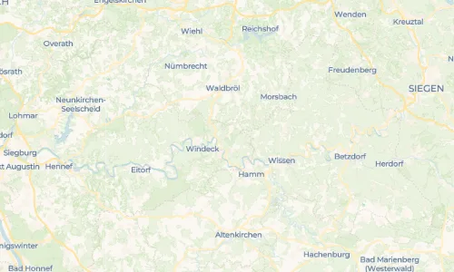 Regenradar Vorschaubild - Aktuelle Niederschläge in Langenberg und Umgebung