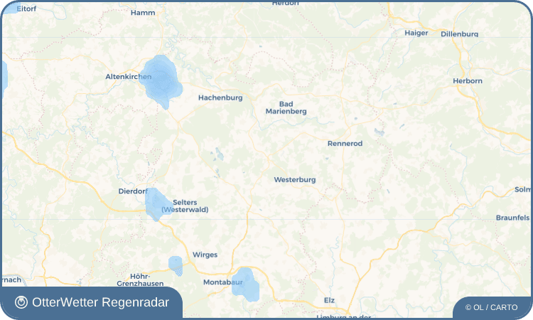 Wetter-Widget-Vorschau mit Vorhersagedaten für Langenhahn