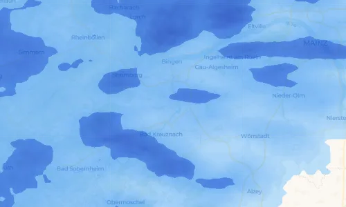 Regenradar Vorschaubild - Aktuelle Niederschläge in Langenlonsheim und Umgebung
