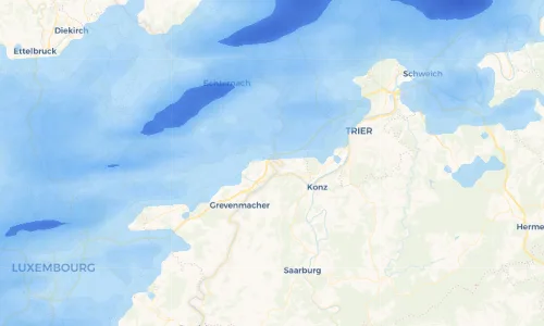 Regenradar-Vorschau: aktuelle Niederschläge in Langsur und Umgebung