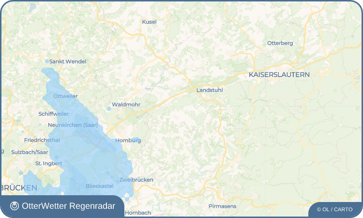 OtterWetter Regenradar-Widget Langwieden