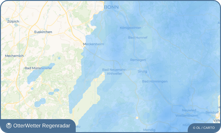 OtterWetter Regenradar-Widget Lantershofen