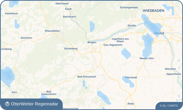 OtterWetter Regenradar-Widget Laubenheim