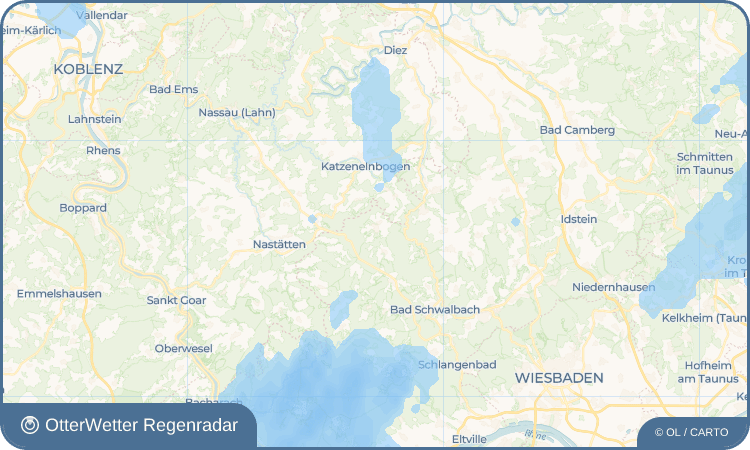 OtterWetter Regenradar-Widget Laufenselden