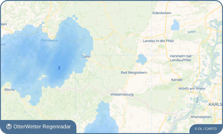 OtterWetter Regenradar-Widget Lauterschwan