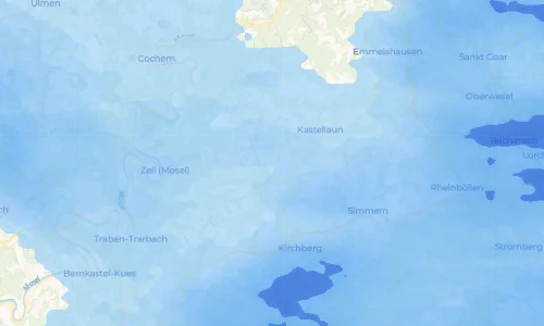 Regenradar Vorschaubild - Aktuelle Niederschläge in Leideneck und Umgebung