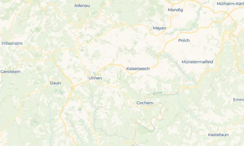 Regenradar Leienkaul: aktuelle Niederschläge in Leienkaul und Umgebung, Stand 17. Oktober 2026 um 6:50 Uhr