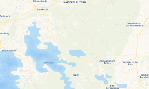 Regenradar Vorschaubild - Aktuelle Niederschläge in Leimen und Umgebung