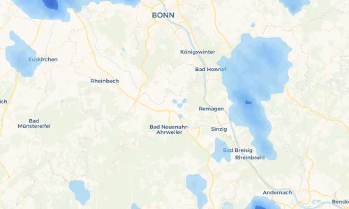 Regenradar Vorschaubild - Aktuelle Niederschläge in Leimersdorf und Umgebung