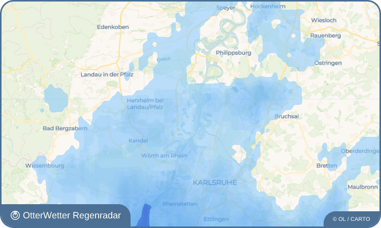 OtterWetter Regenradar-Widget Leimersheim