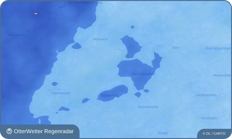Wetter-Widget-Vorschau mit Vorhersagedaten für Leisel