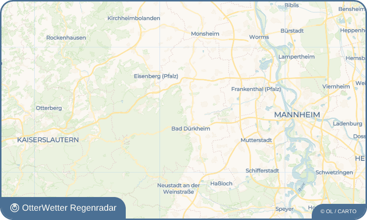 OtterWetter Regenradar-Widget Leistadt