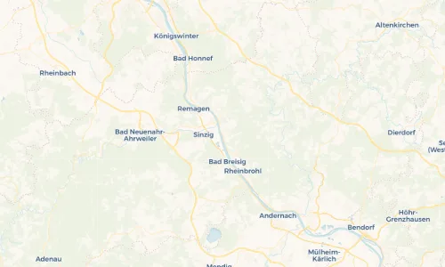 Regenradar-Vorschau: aktuelle Niederschläge in Leubsdorf und Umgebung