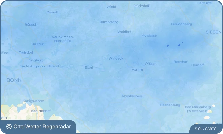 Widget-Vorschau für Leuscheid Wetter-Widget-Vorschau mit Vorhersagedaten für Leuscheid
