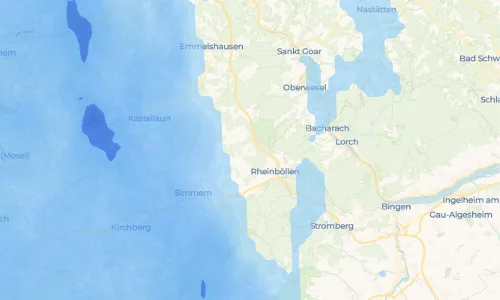 Regenradar Vorschaubild - Aktuelle Niederschläge in Liebshausen und Umgebung