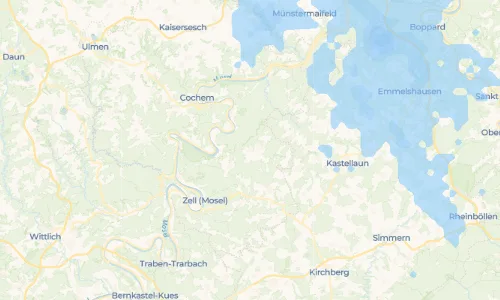 Regenradar Vorschaubild - Aktuelle Niederschläge in Liesenich und Umgebung