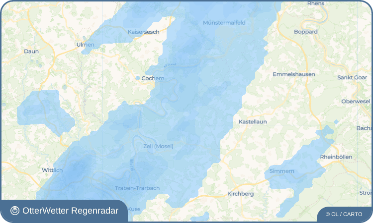 OtterWetter Regenradar-Widget Liesenich