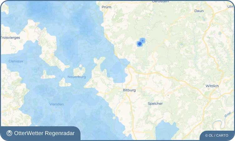Widget-Vorschau für Ließem Wetter-Widget-Vorschau mit Vorhersagedaten für Ließem