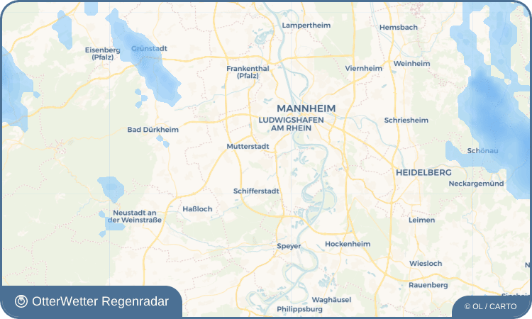 OtterWetter Regenradar-Widget Limburgerhof