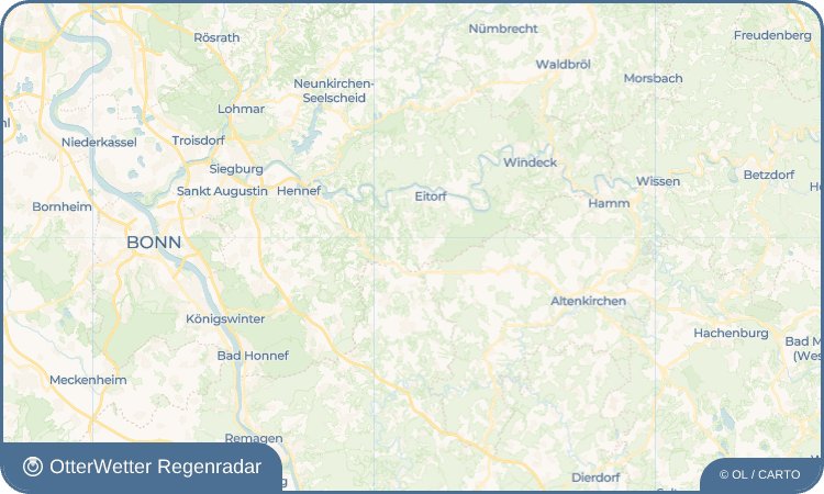 OtterWetter Regenradar-Widget Lindscheid