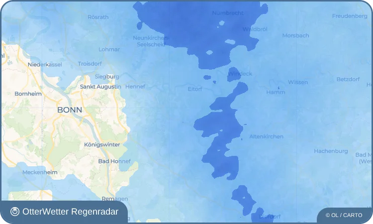 Wetter-Widget-Vorschau mit Vorhersagedaten für Lindscheid